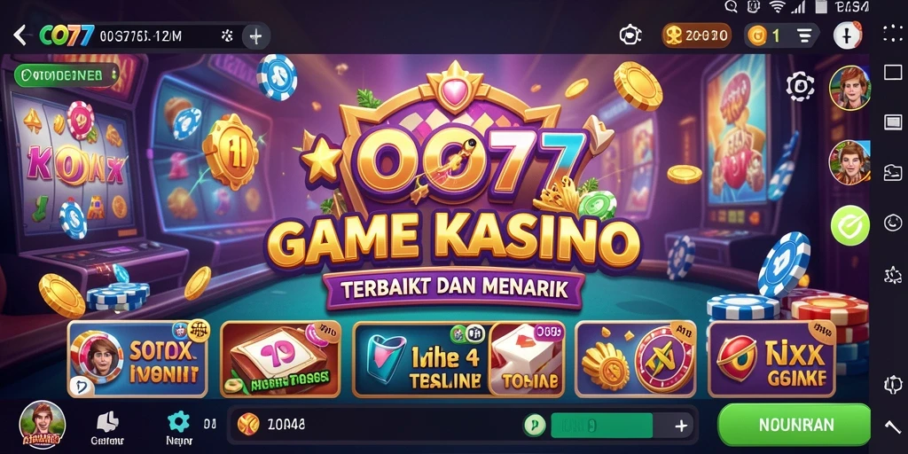 Tampilan menarik dari gameplay Kasino di COO77 yang mengasyikkan.