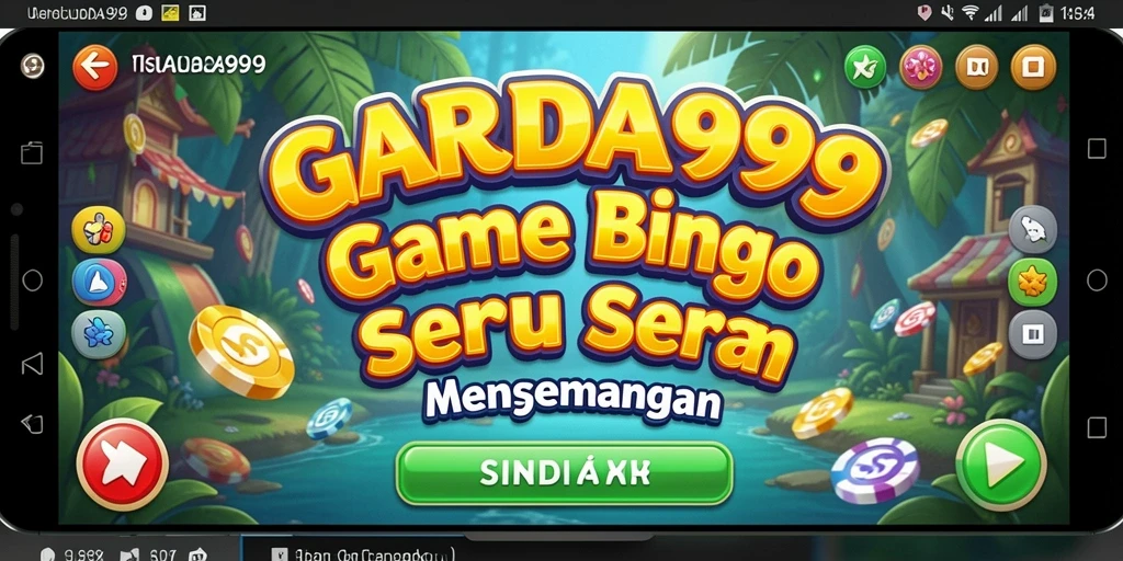 Tampilan gameplay Bingo yang seru dan menarik di GARUDA999.