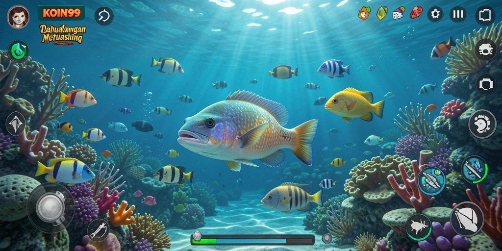 Tangkapan ikan spektakuler dalam permainan KOIN99.