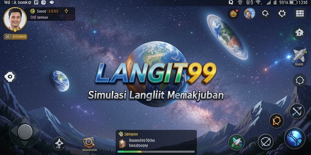 Gameplay LANGIT99 menunjukkan pengalaman terbang yang realistis.