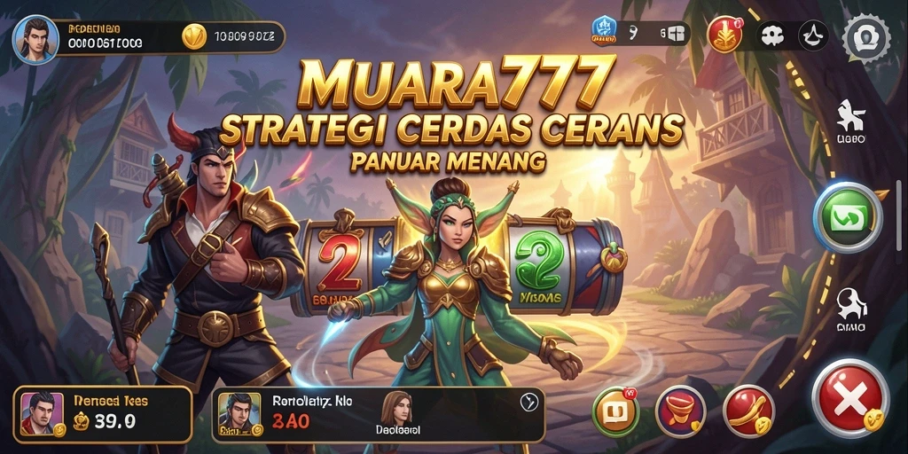 Tampilan gameplay <strong>MUARA777</strong> dalam pertempuran strategis yang mendebarkan.
