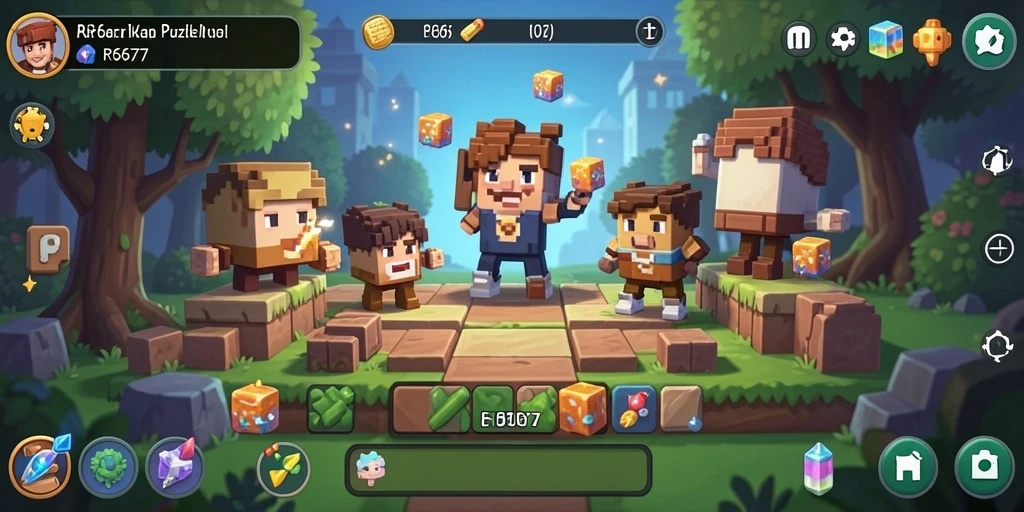 Tampilan gameplay RP6677 yang menantang dan seru.