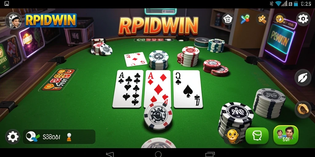 Screenshot permainan Gaple RPIDWIN yang penuh aksi.