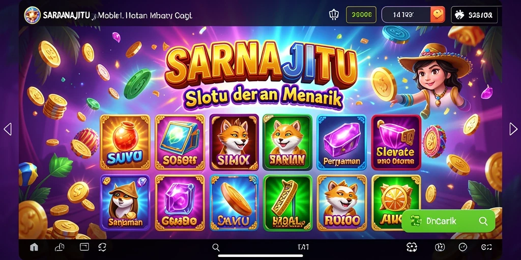Tampilan screenshot gameplay SARANAJITU yang menarik dan interaktif.